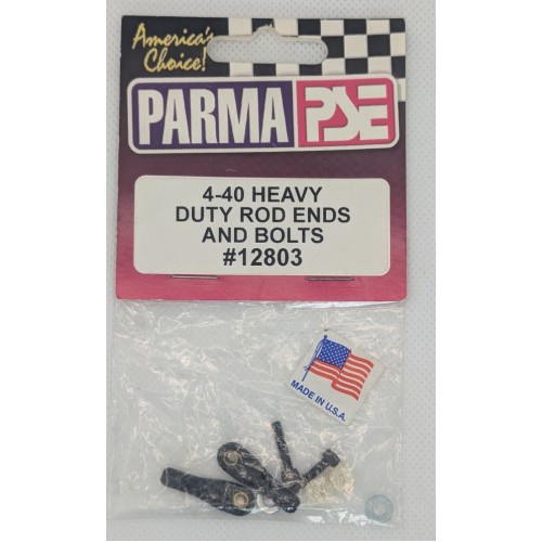 Parma 4-40 Heavy Duty Rod Ends and Bolts
